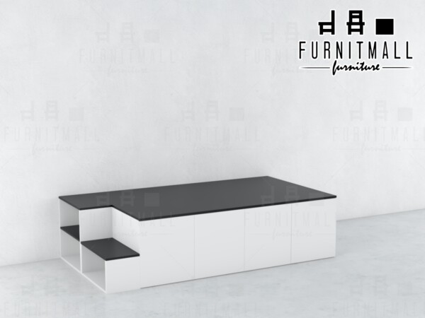 White High TATAMI BED สูง 60 ซม. กว้าง 120 ซม.